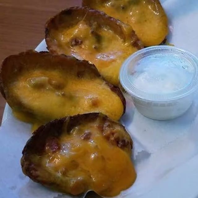 Stuffed Potato Skins.
