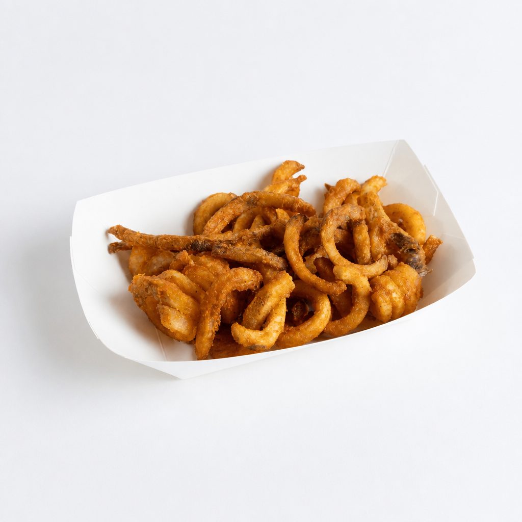 Curly Fries or Sweet Potato Fries.