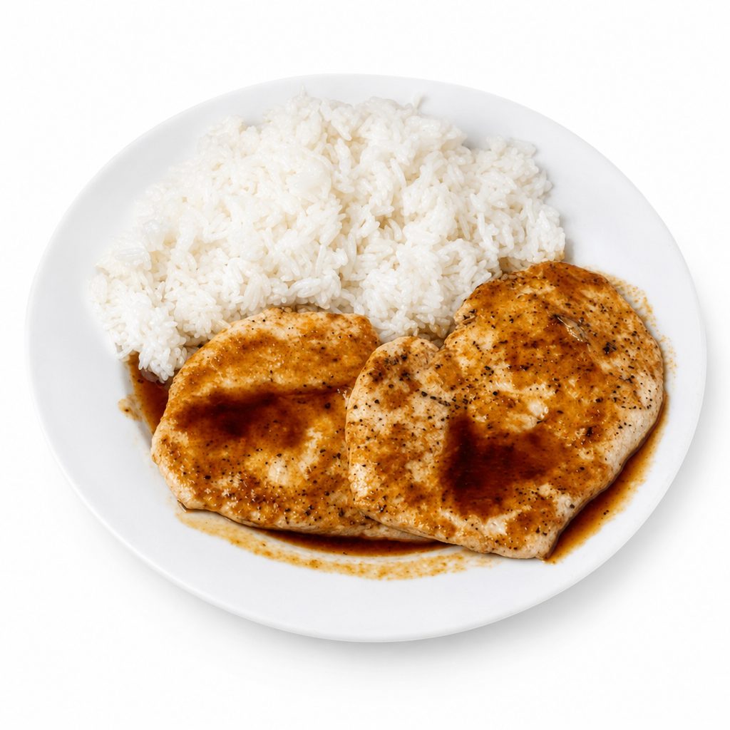 Pork Chop Dinner (Grilled).