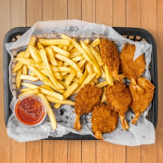 Popcorn Shrimp & Fries