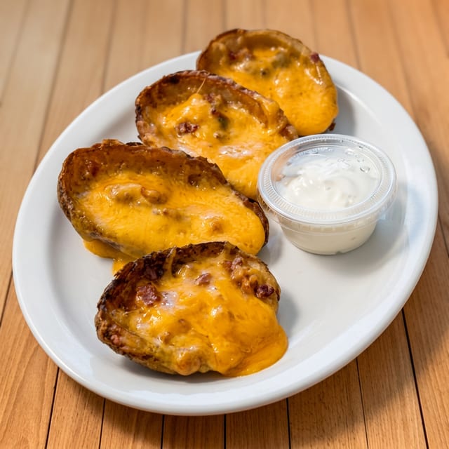 Stuffed Potato Skins.